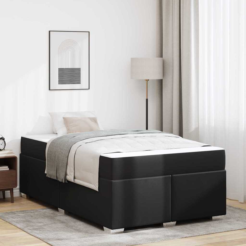 Bettrahmen Schwarz 120 x 190 cm Stoff