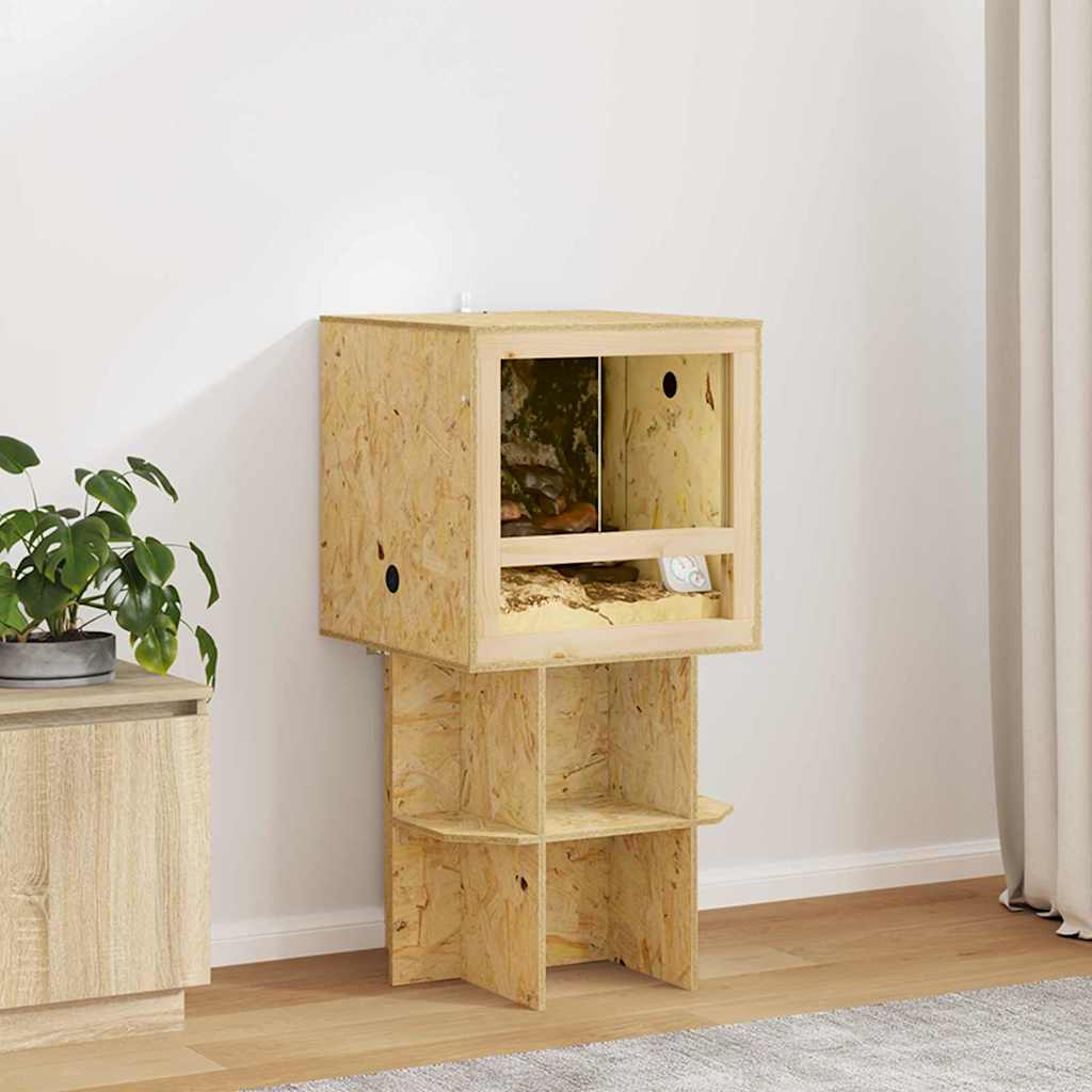 Terrarium Braun 50 x 50 x 100 cm OSB