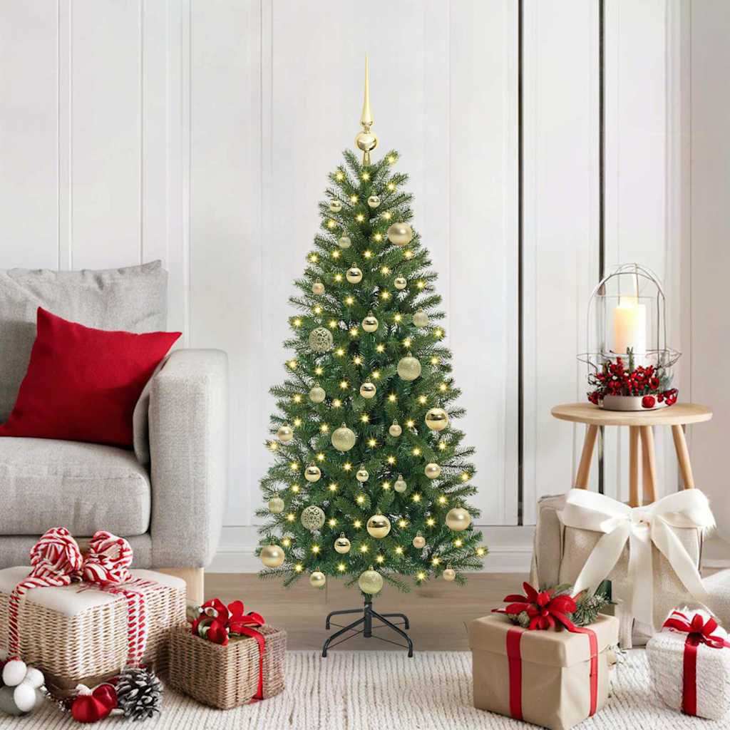 Künstlicher Weihnachtsbaum Grün 120 cm PE und PVC