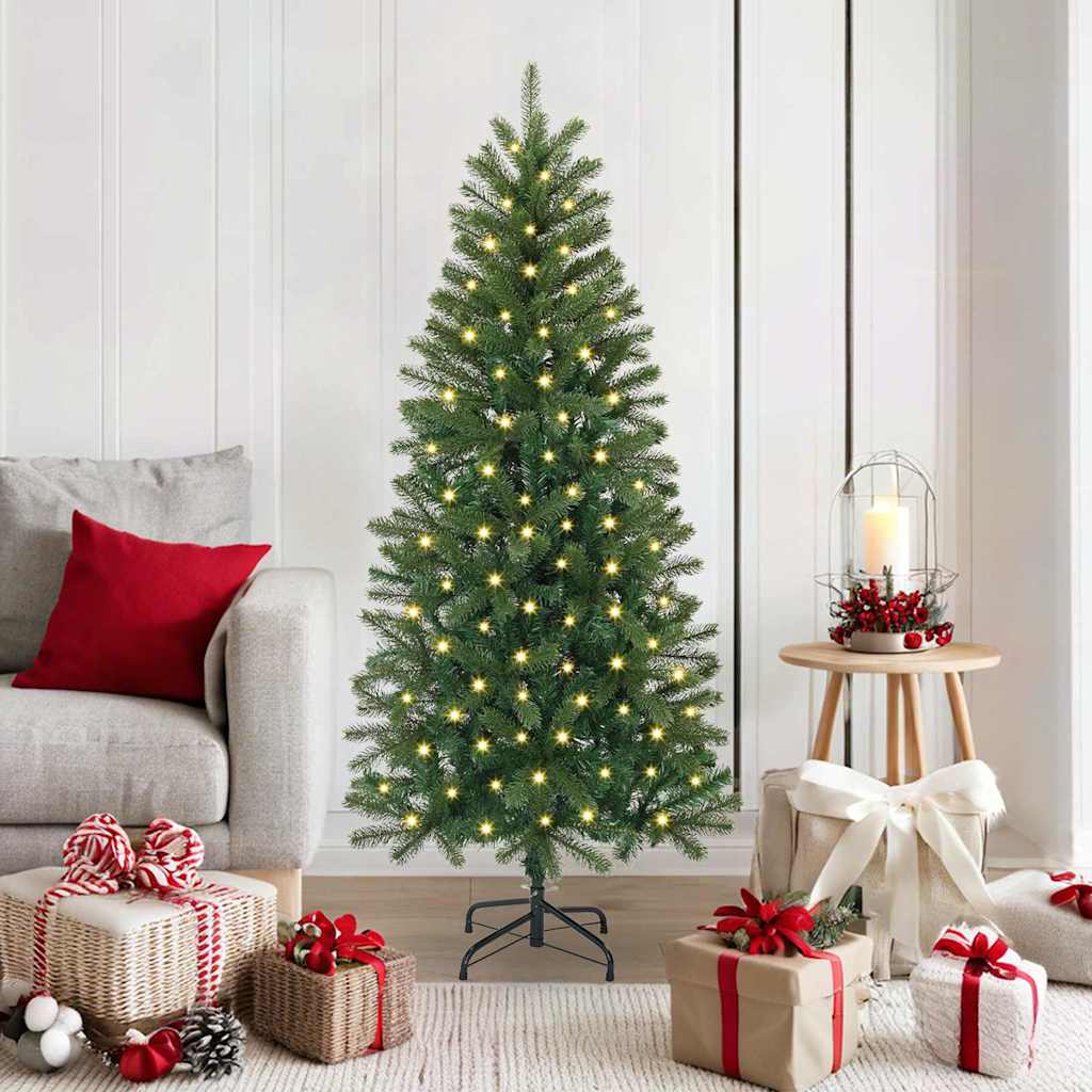 Künstlicher Weihnachtsbaum Grün 150 cm PE und PVC