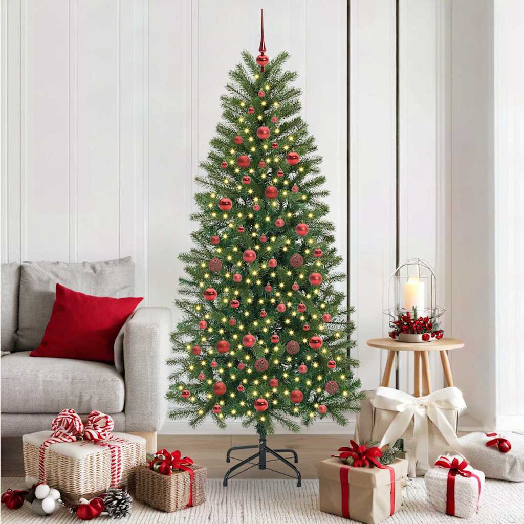 Künstlicher Weihnachtsbaum Grün 180 cm PE und PVC