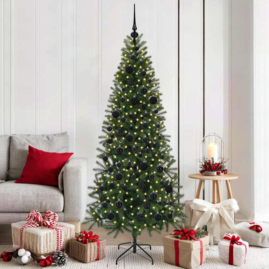 Künstlicher Weihnachtsbaum Grün 180 cm PE und PVC