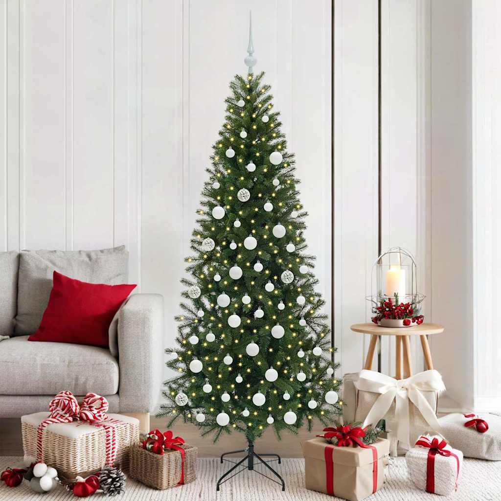 Künstlicher Weihnachtsbaum Grün 180 cm PE und PVC