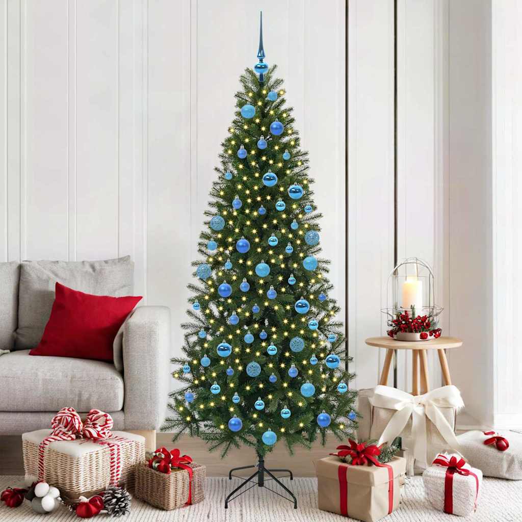 Künstlicher Weihnachtsbaum Grün 180 cm PE und PVC