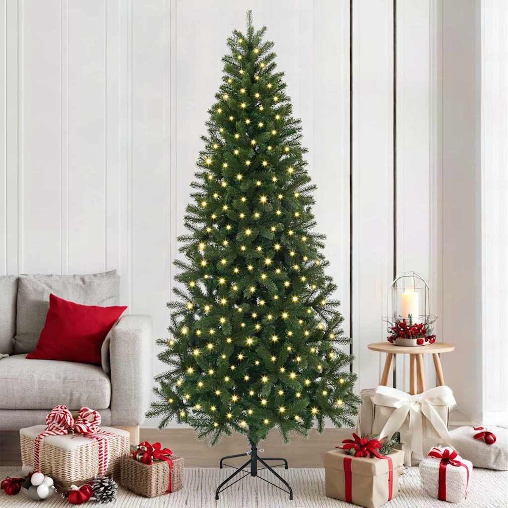 Künstlicher Weihnachtsbaum Grün 210 cm PE und PVC