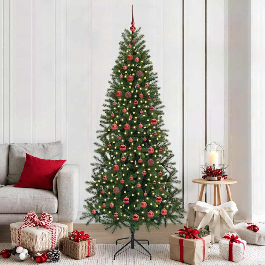 Künstlicher Weihnachtsbaum Grün 210 cm PE und PVC
