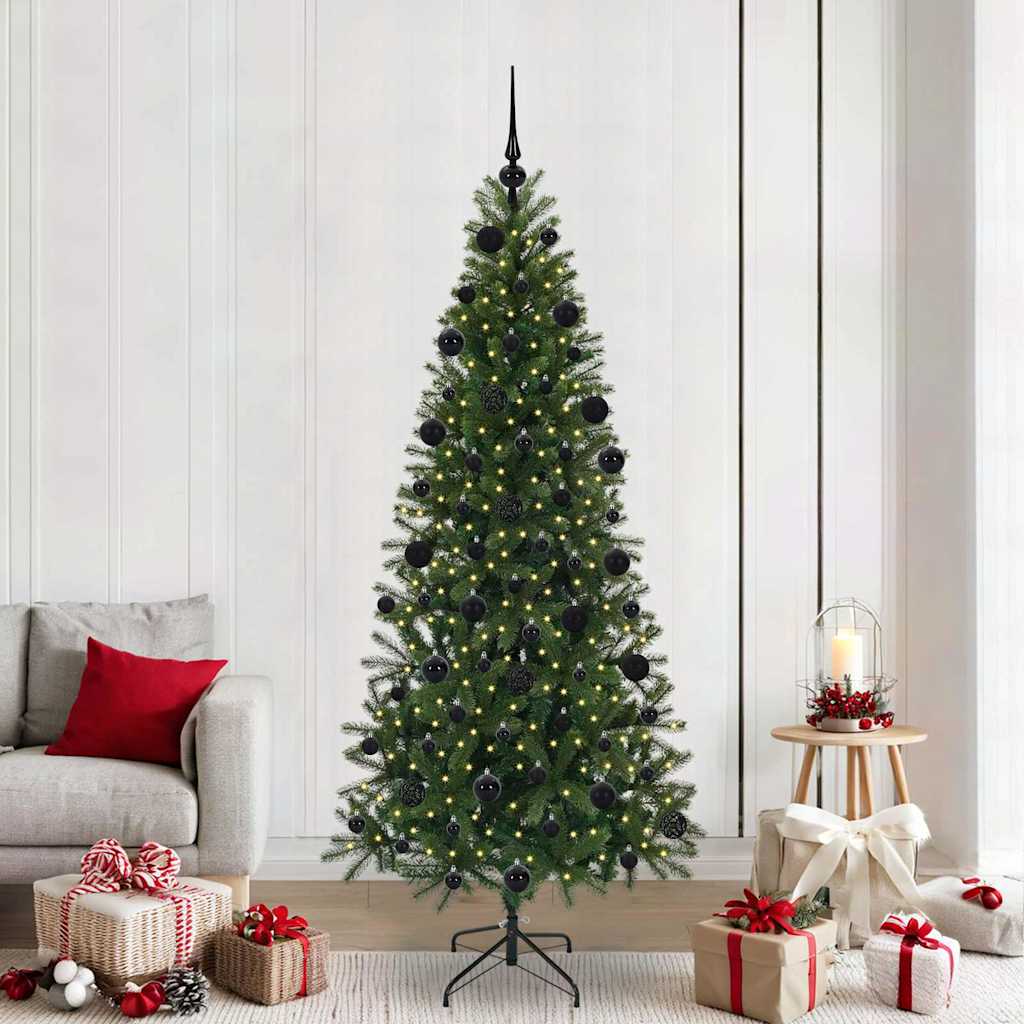Künstlicher Weihnachtsbaum Grün 210 cm PE und PVC