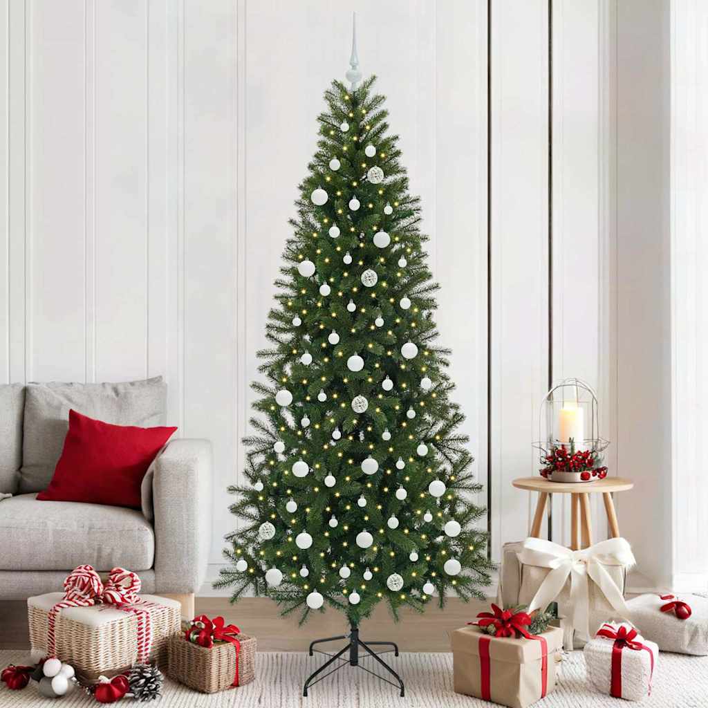 Künstlicher Weihnachtsbaum Grün 210 cm PE und PVC