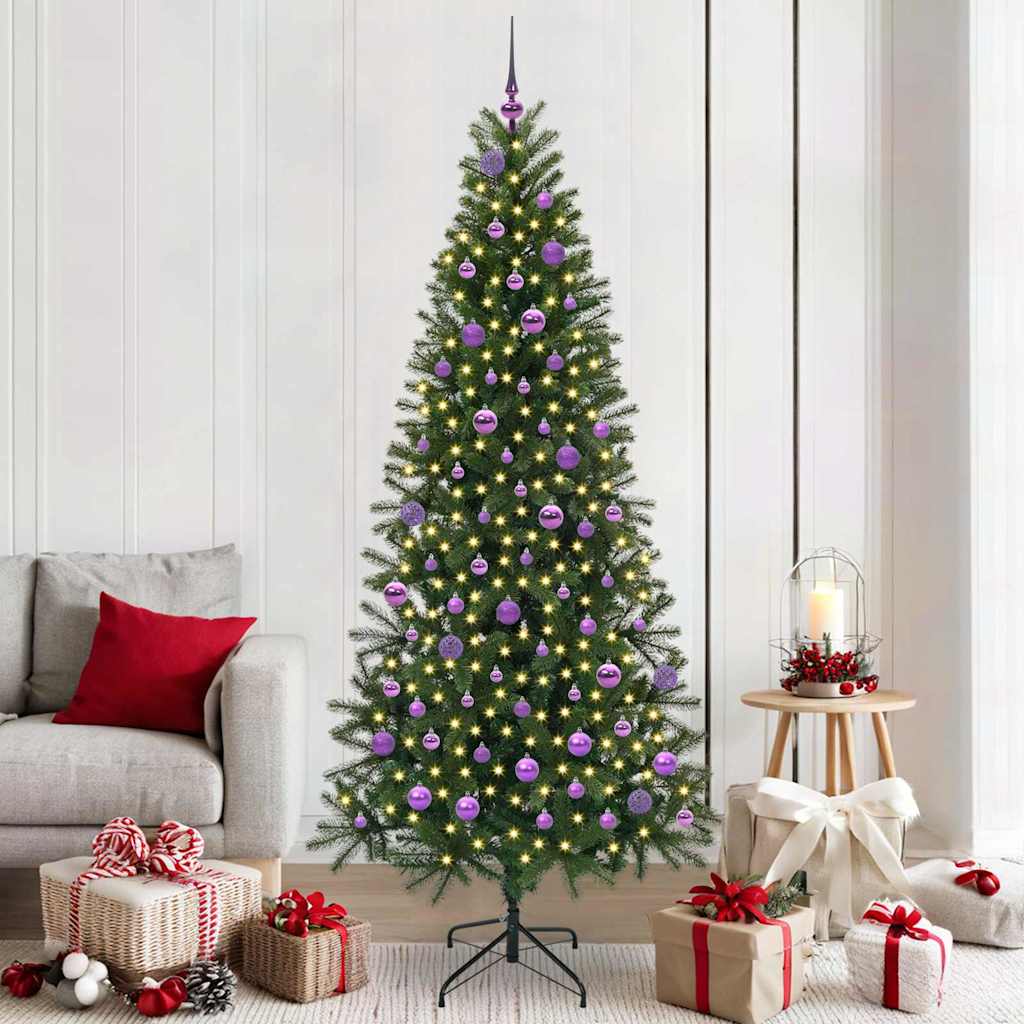 Künstlicher Weihnachtsbaum Grün 210 cm PE und PVC
