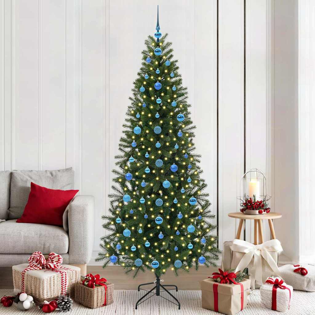 Künstlicher Weihnachtsbaum Grün 210 cm PE und PVC