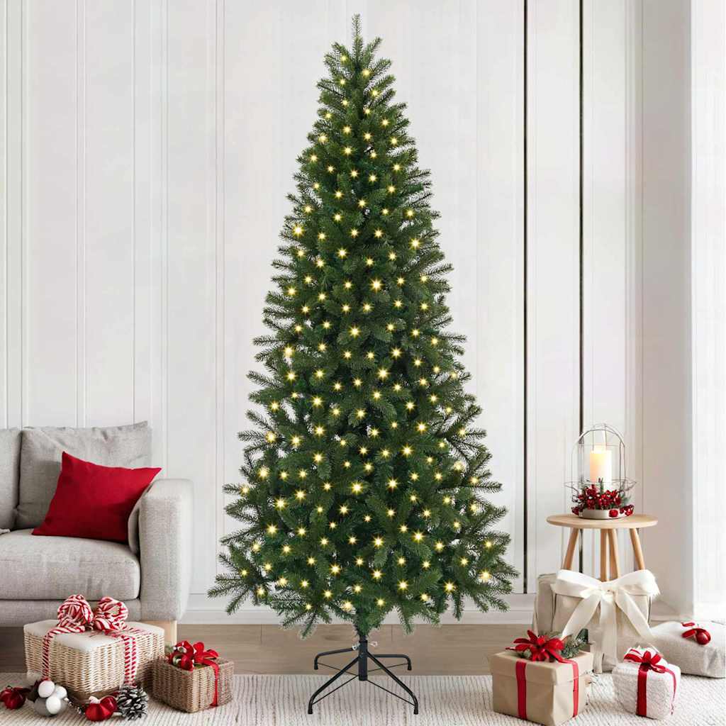 Künstlicher Weihnachtsbaum Grün 240 cm PE und PVC