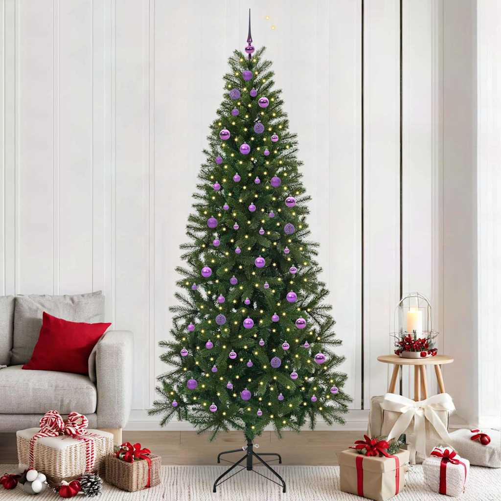 Künstlicher Weihnachtsbaum Grün 240 cm PE und PVC