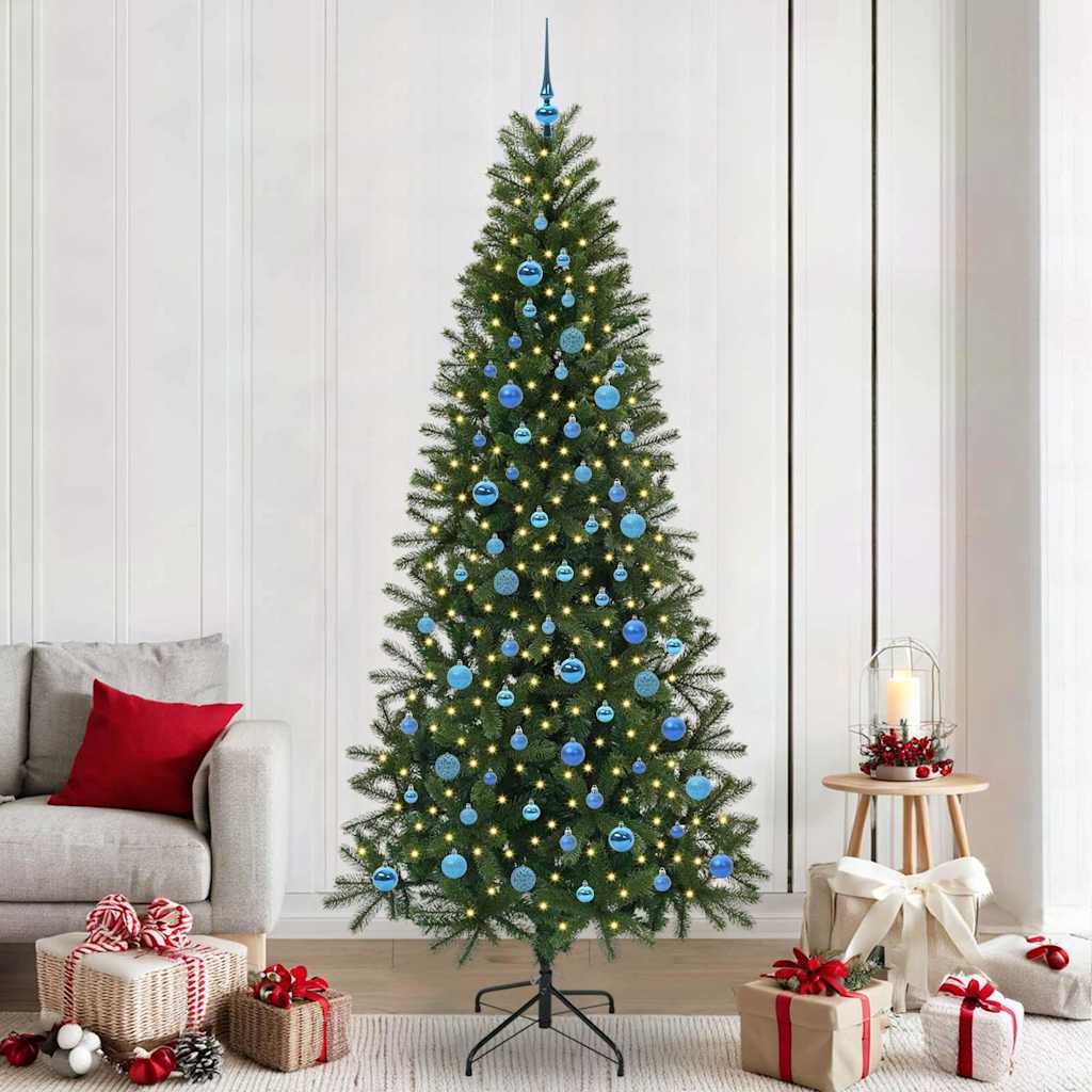 Künstlicher Weihnachtsbaum Grün 240 cm PE und PVC