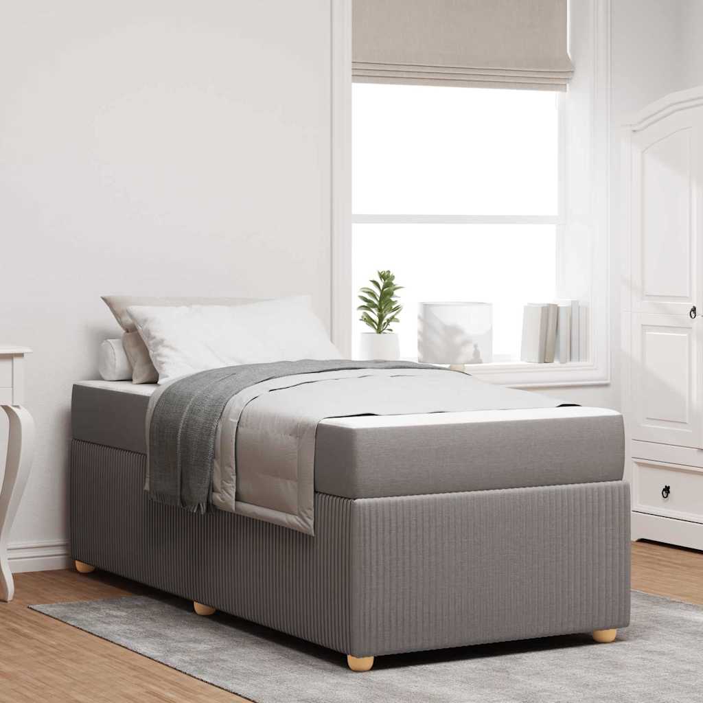 Bettrahmen Taupe 80 x 200 cm Stoff
