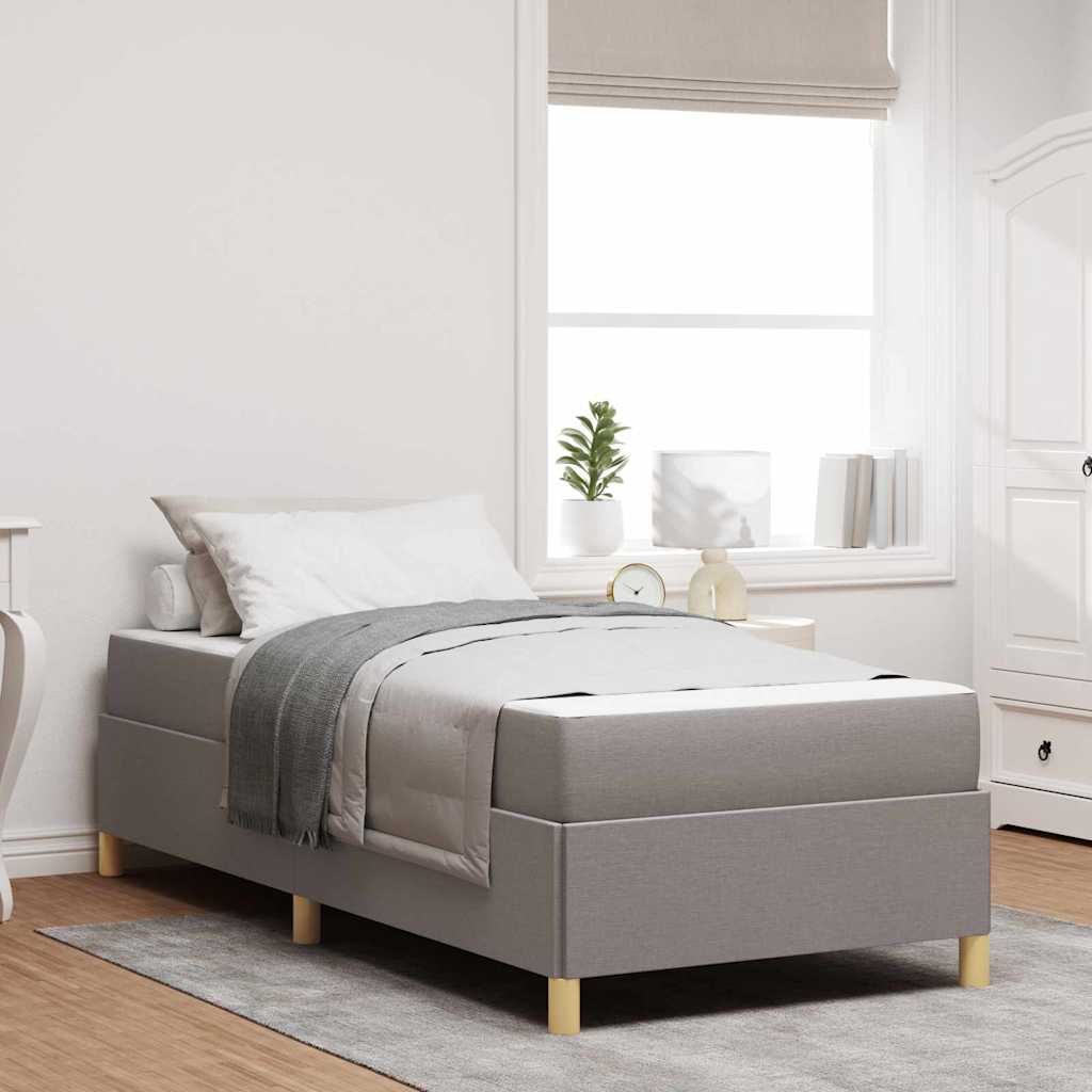 Bettrahmen Taupe 80 x 200 cm Stoff