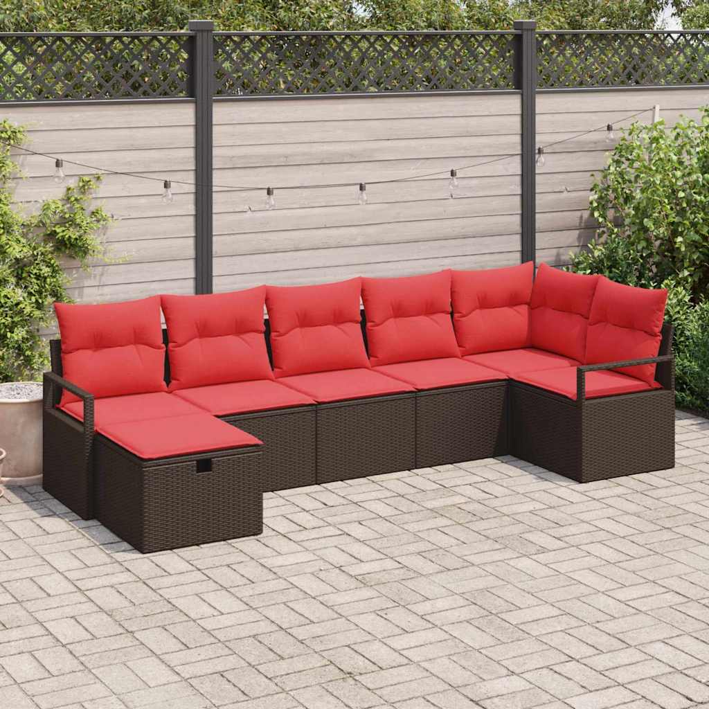 Sofa Set 4 stk. Poly-Rattan