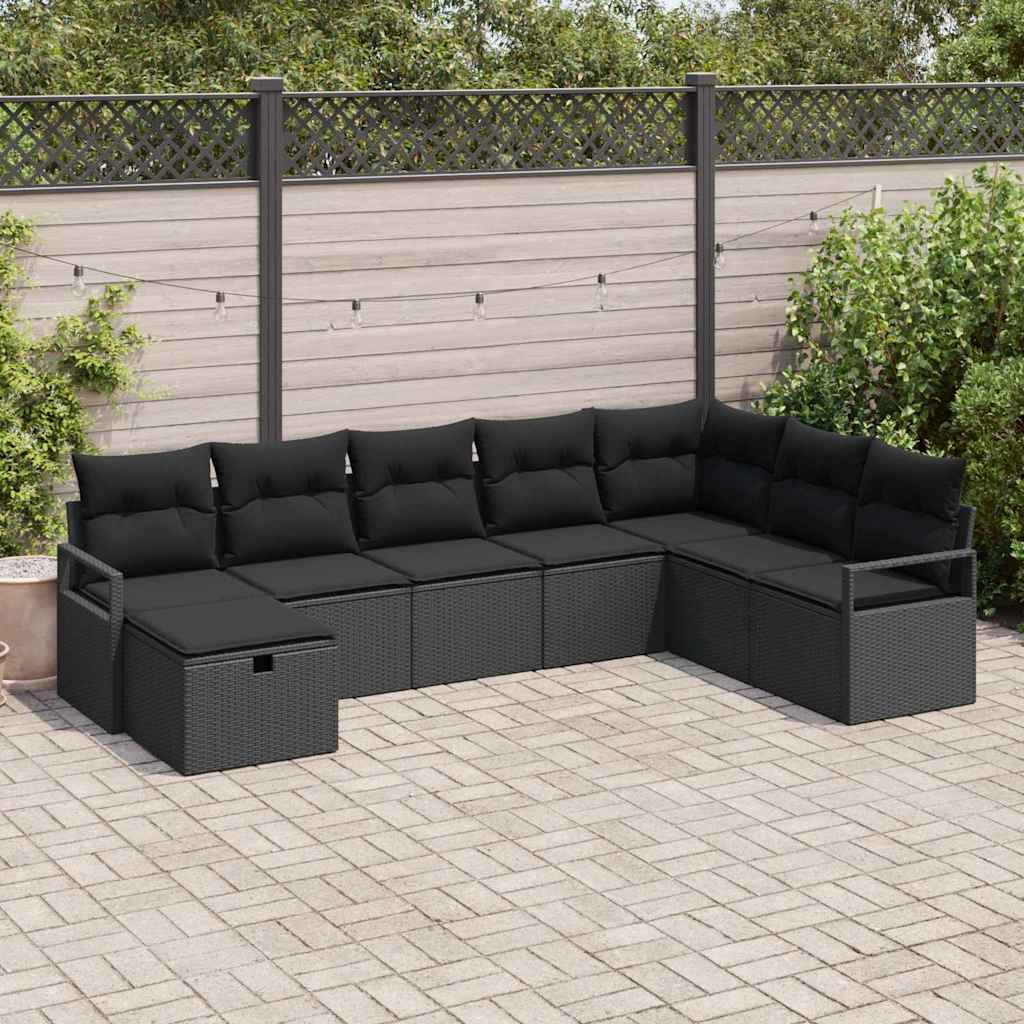 Sofa Set 6 stk. Poly-Rattan