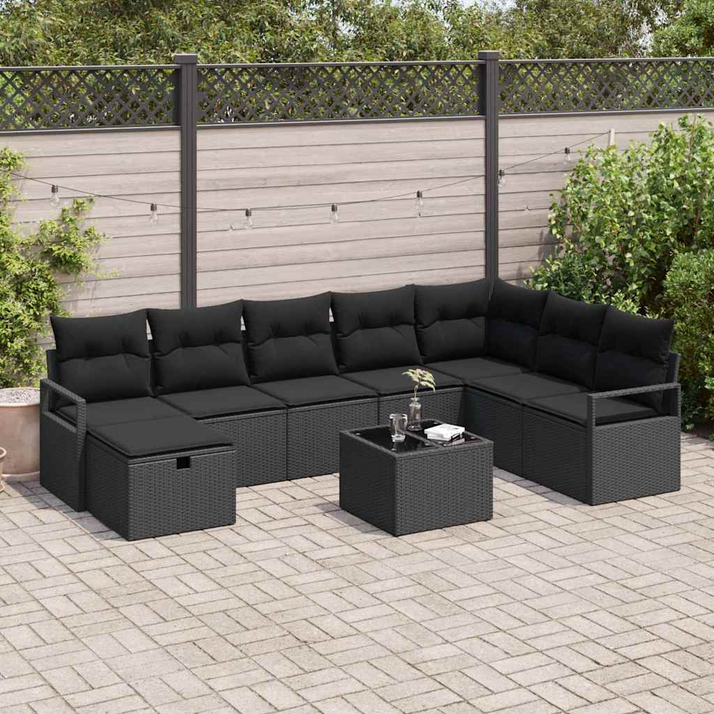 Sofa Set 6 stk. Poly-Rattan