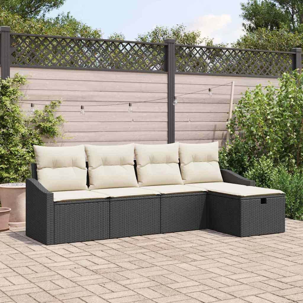 Sofa Set 6 stk. Poly-Rattan