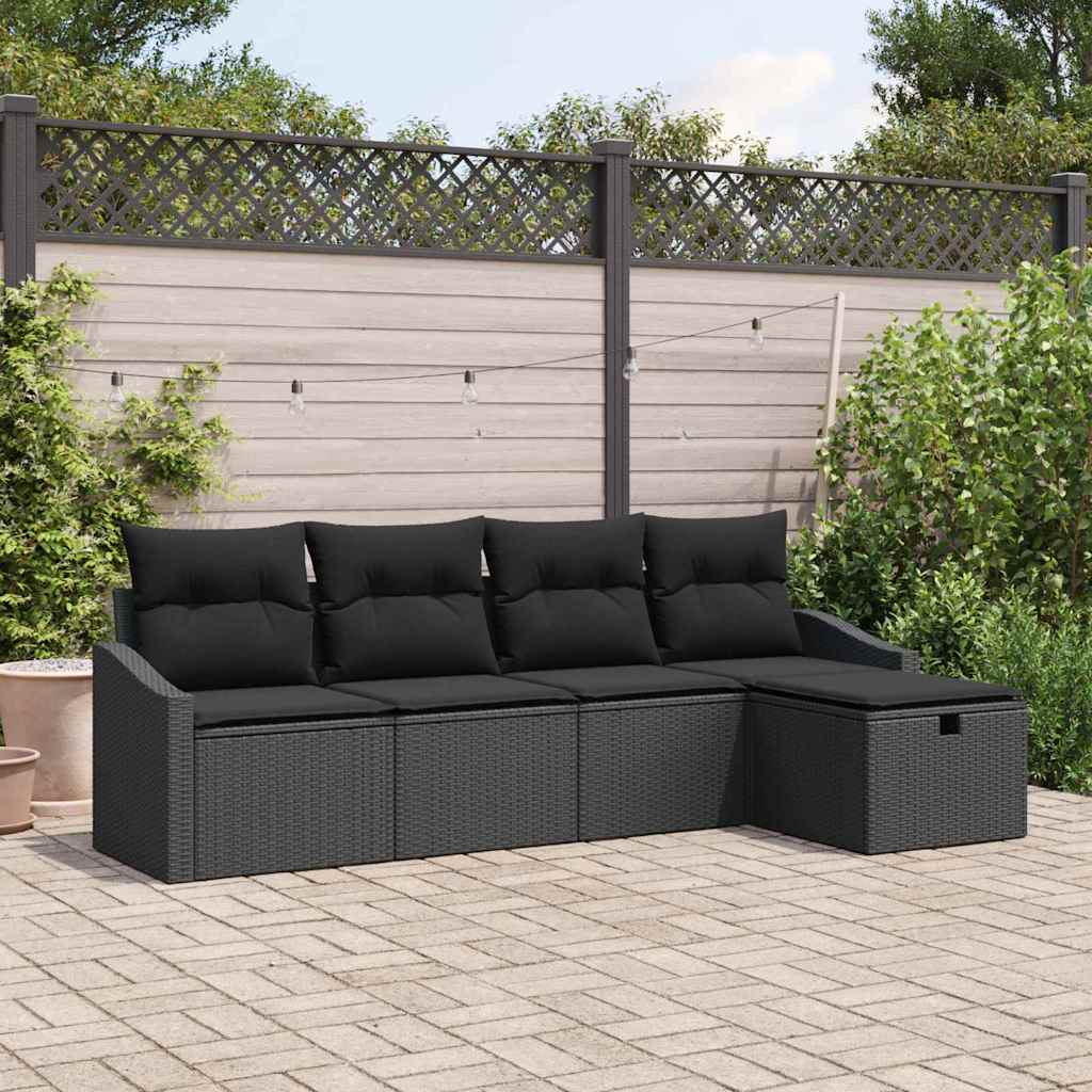 Sofa Set 6 stk. Poly-Rattan