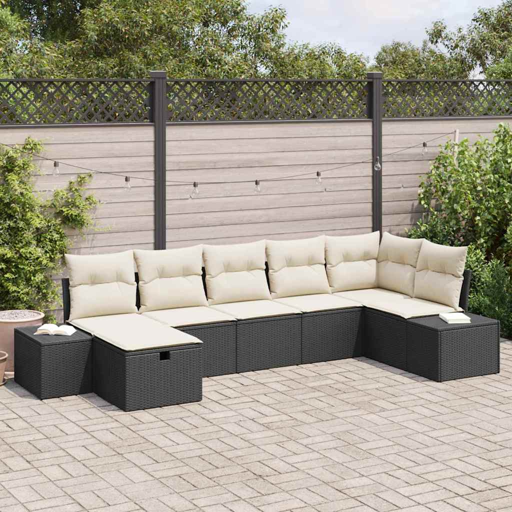 Sofa Set 8 stk. Poly-Rattan