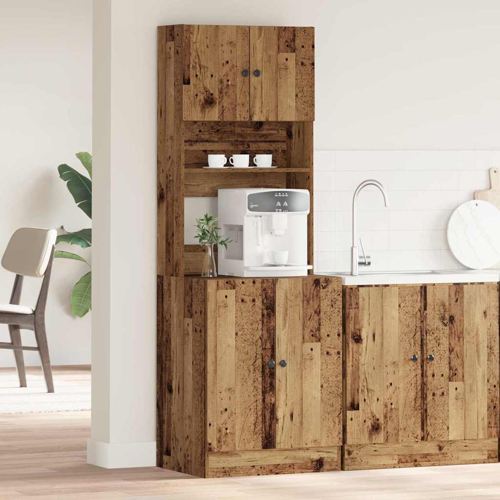 Küchenbuffet Altholz 60 x 50 x 180 cm