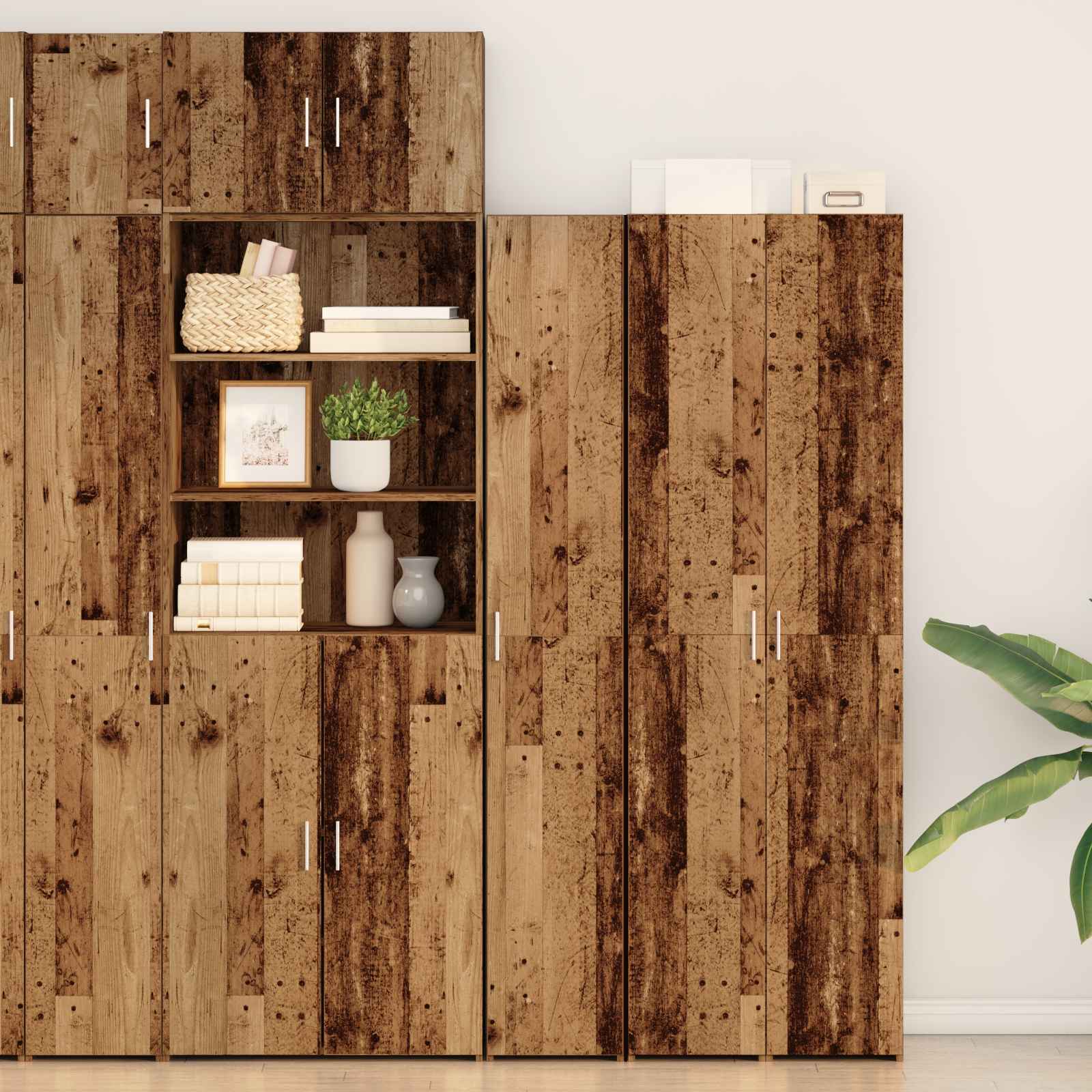 Highboard Altholz 30 x 42,5 x 185 cm