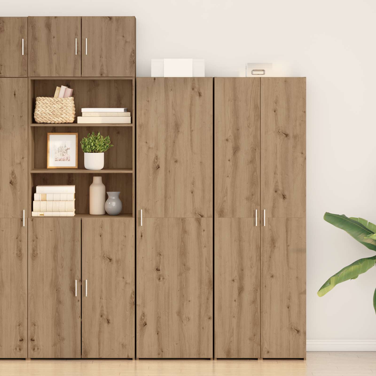Highboard Artisan-Eiche 50 x 42,5 x 185 cm