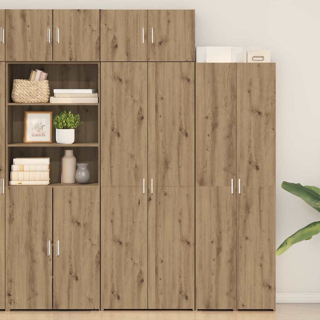 Aufbewahrungsschrank 2 stk. Artisan-Eiche 70 x 42,5 x 225 cm
