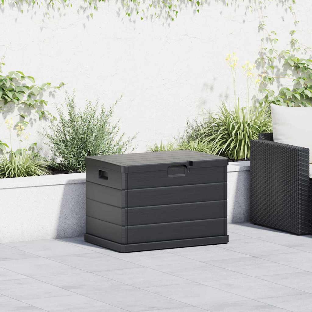 Gartenlagerbox Kunststoff 77,5 x 54,5 x 53 cm Anthrazit