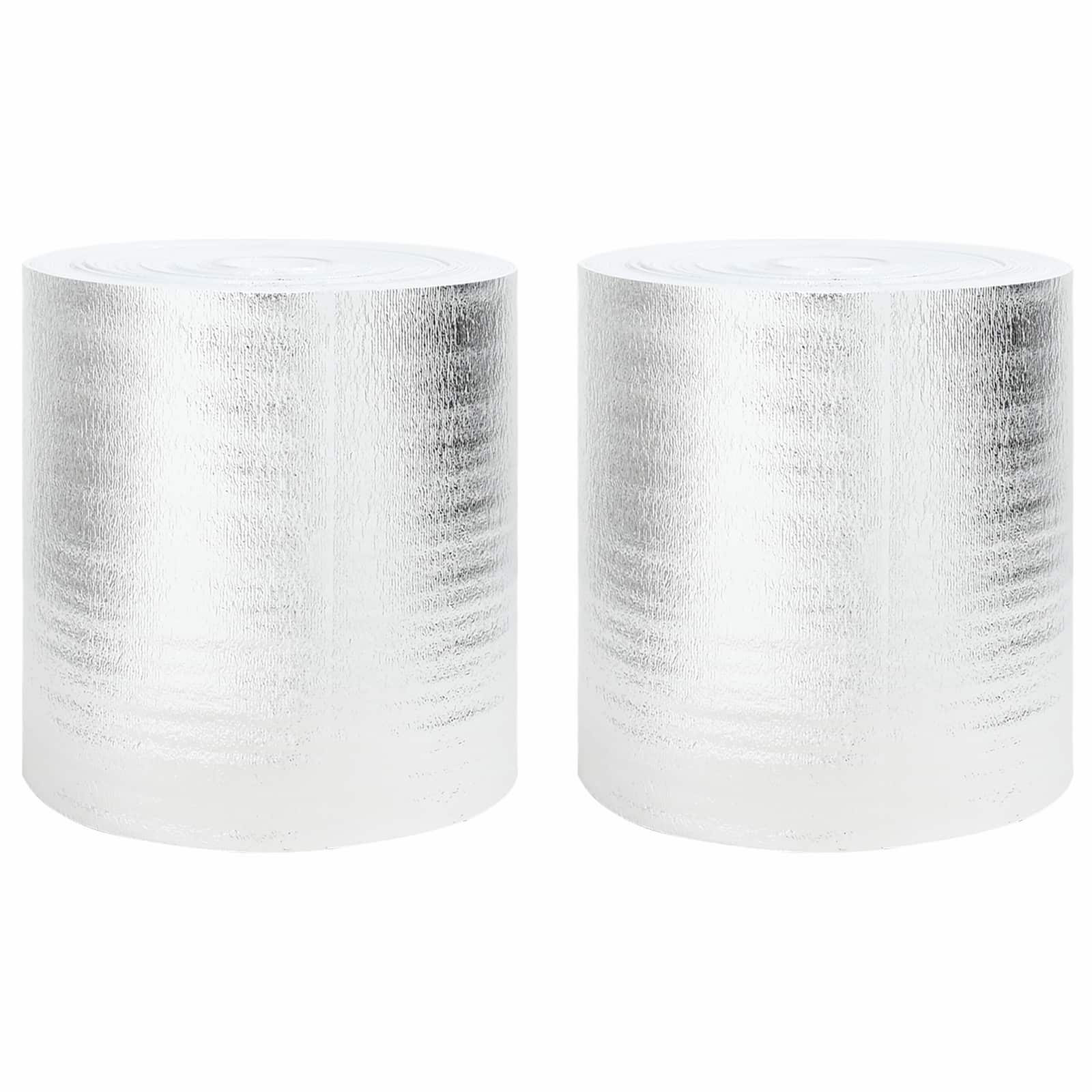 Heizkörper-Reflektorfolie 2 Stk. Silber 25 x 0,5 m Polyethylen