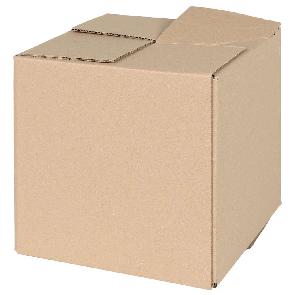 Faltbox mit Speicher 50 Stk. Natur 20 x 20 x 20 cm Karton