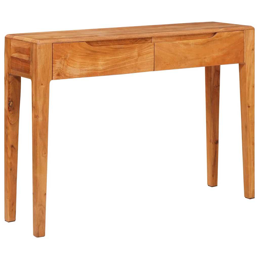 Konsolentisch Braun 110 x 30 x 80 cm Massivholz Akazie