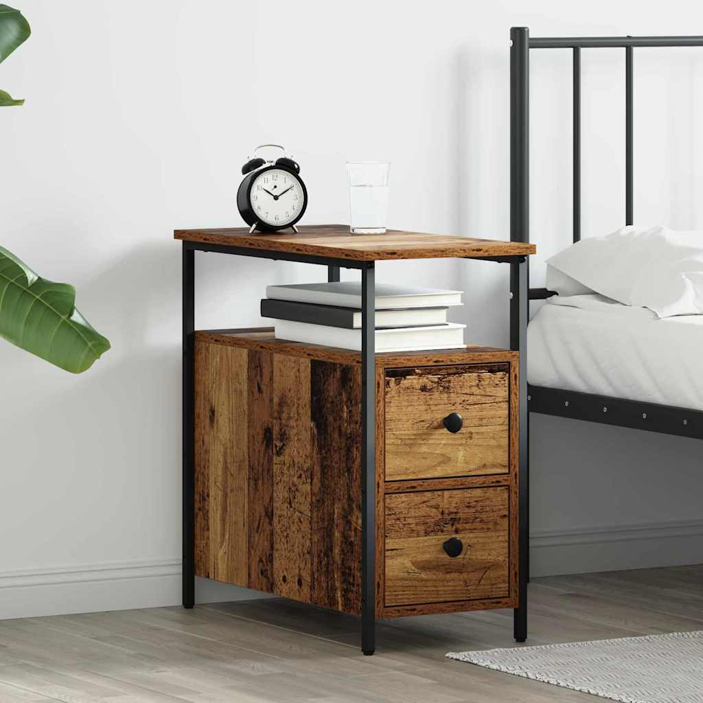 Nachttisch Altholz 30 x 60 x 60 cm Holzwerkstoff