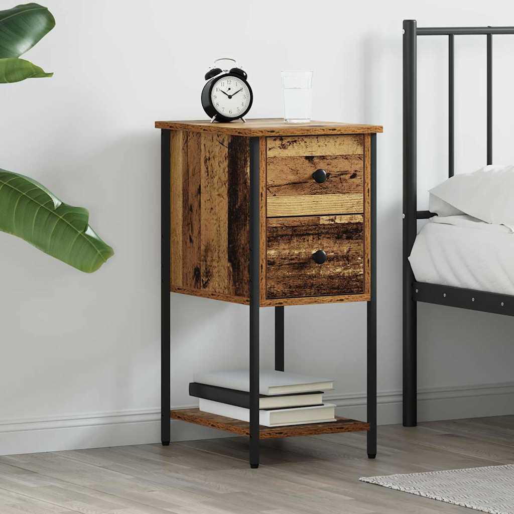 Nachttisch Altholz 32 x 42 x 70 cm Holzwerkstoff