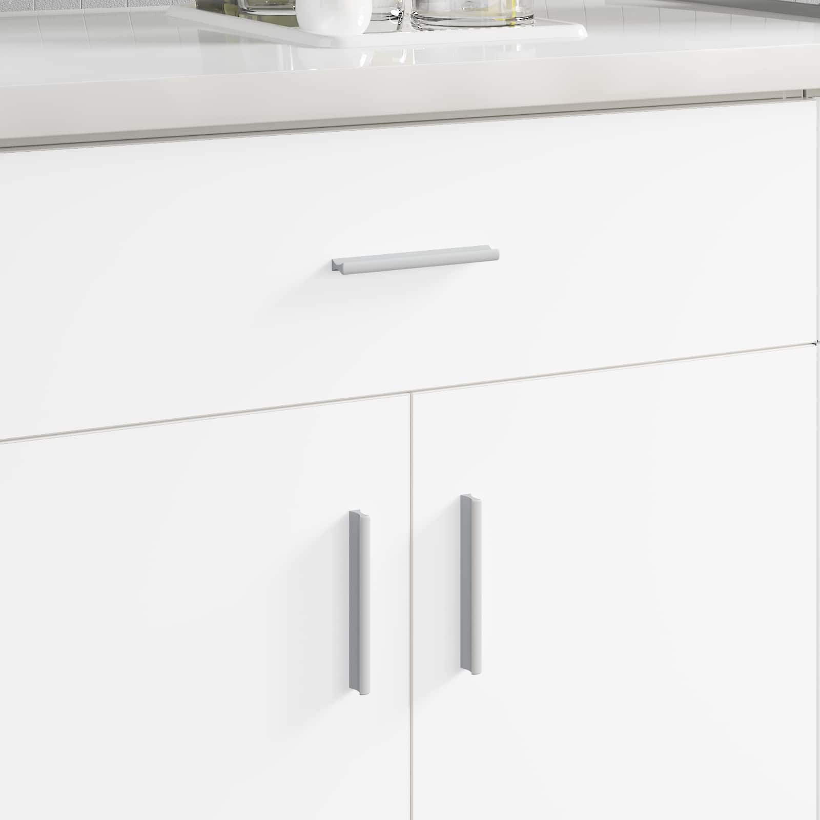 Griff Uni 828 stk. Silber 105,7 x 7,4 x 15,5 mm Aluminium