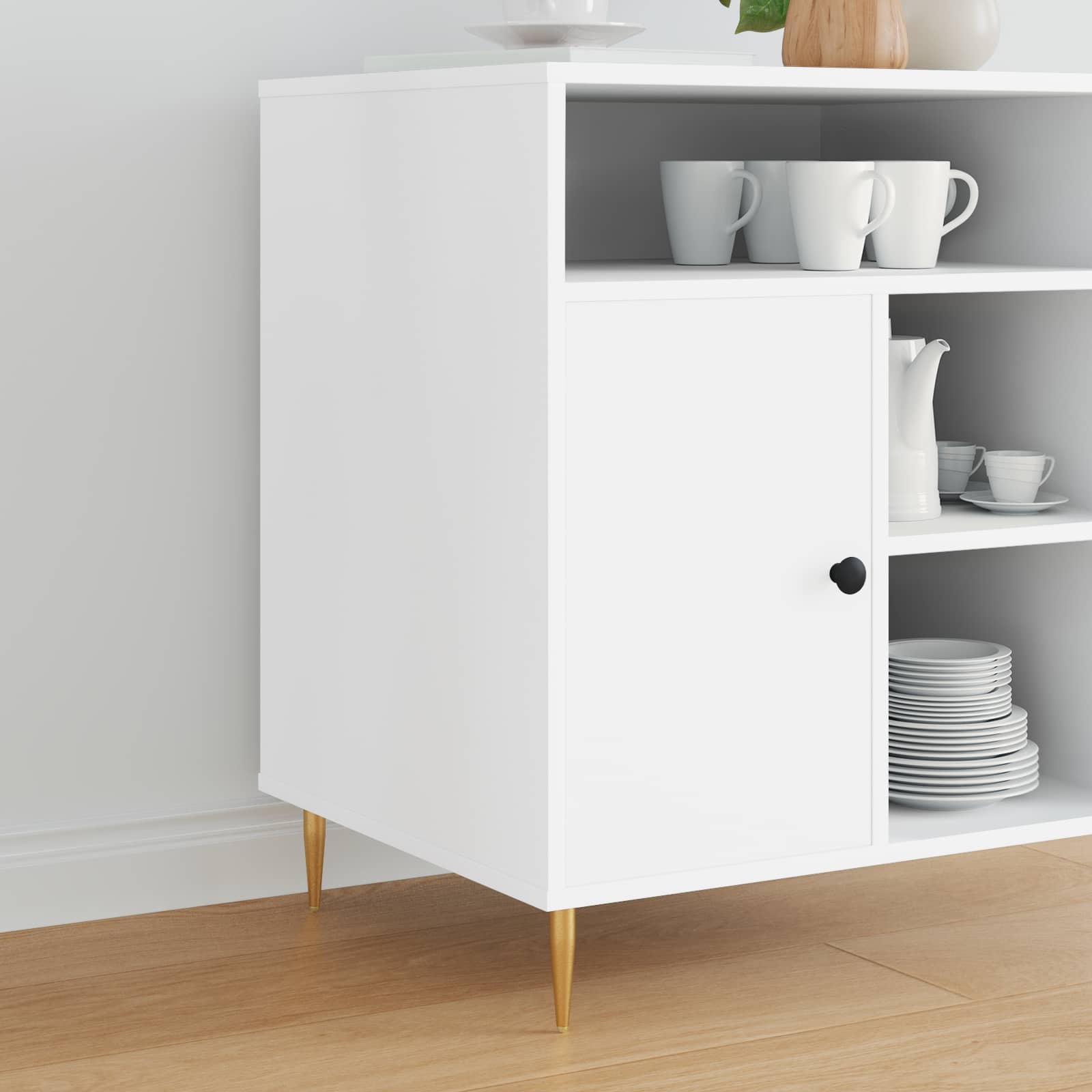 Standfüße 2 stk. Gold 98 x 40 mm Eisen