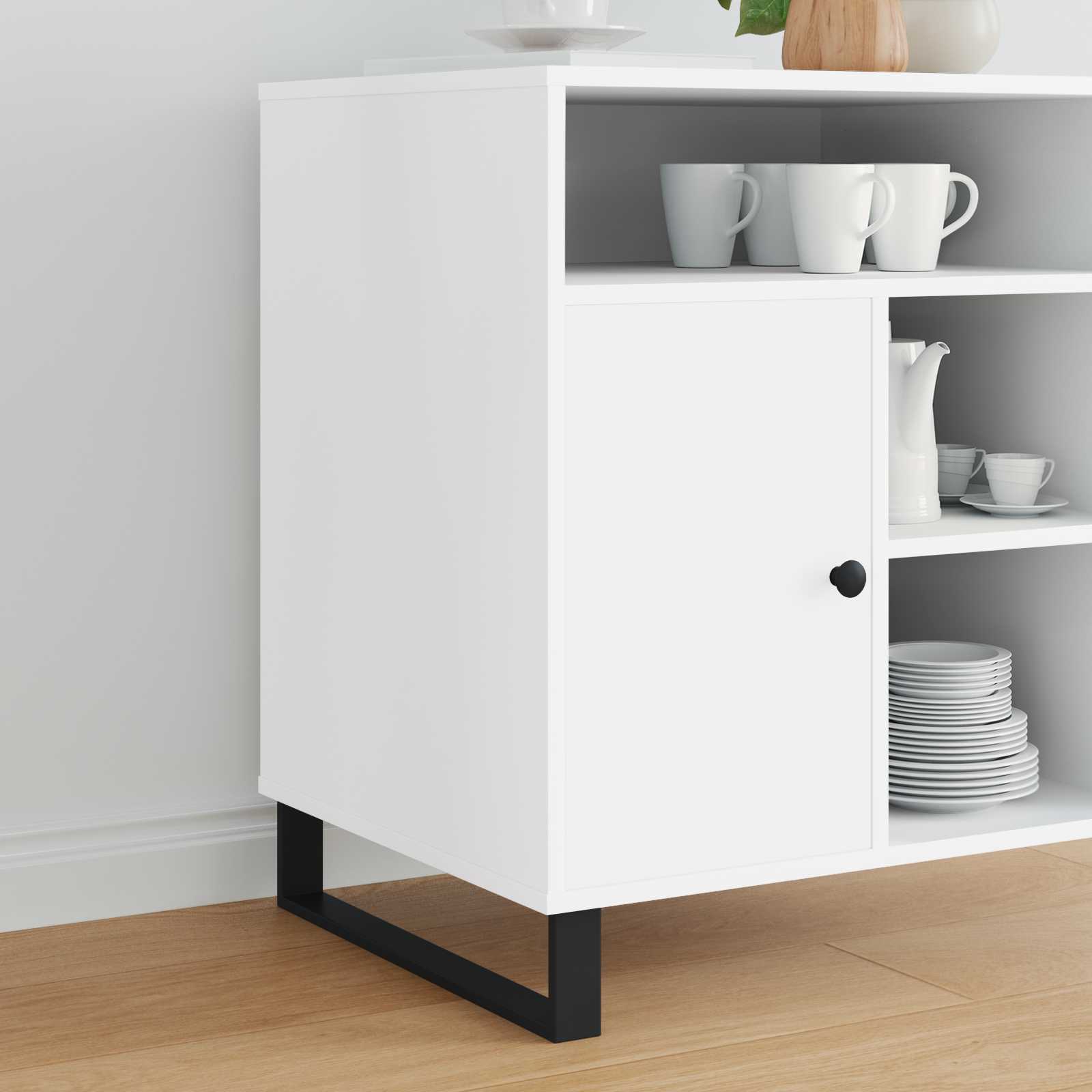 Möbelbeine 12 Stk. Schwarz 481 x 40,5 x 100 mm Eisen