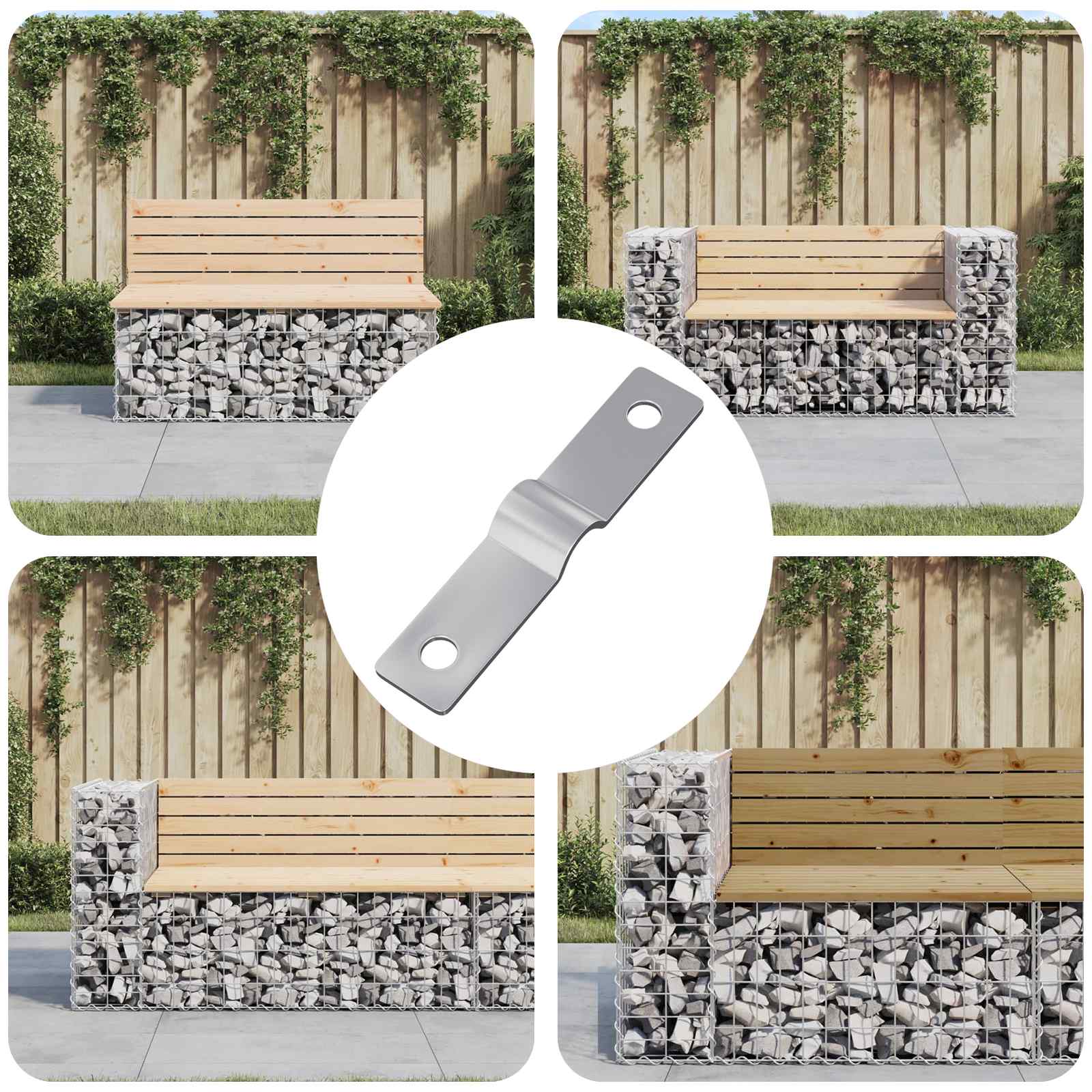 Einschlagplatte 9000 stk. Silber Eisen