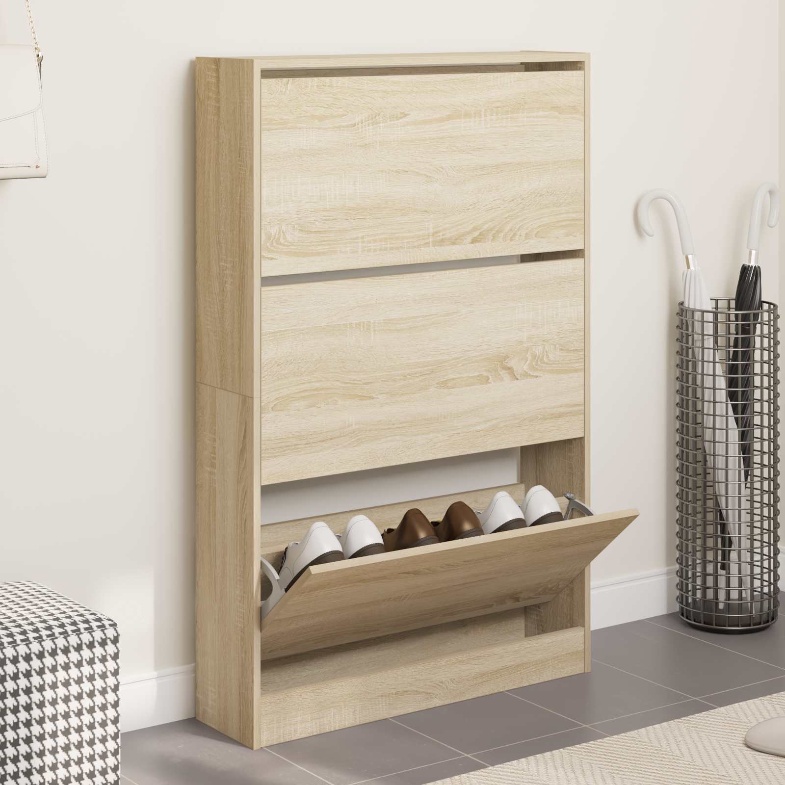 Klappenscharnier 2 Stk. Silber 235 x 155 x 30 mm Eisen