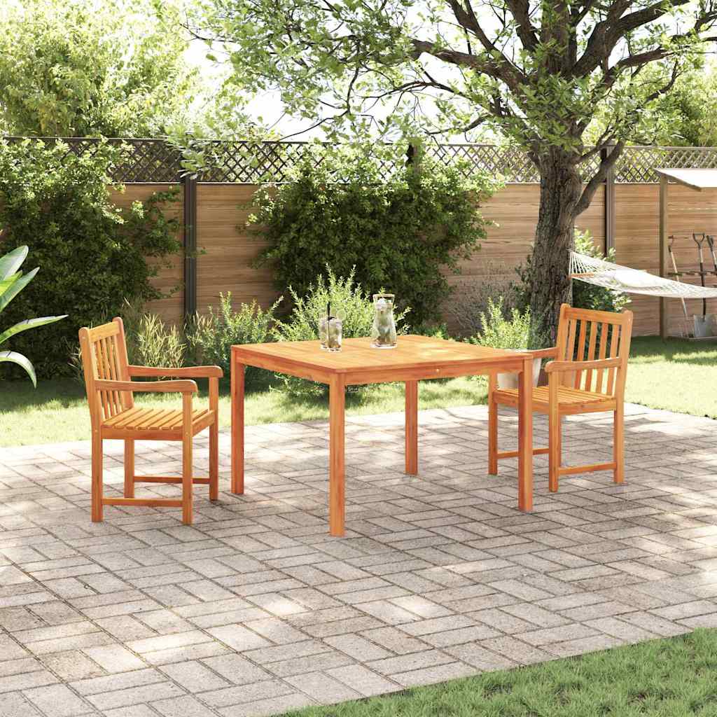 Garten Essgruppe 3 stk. Braun Massivholz Akazie