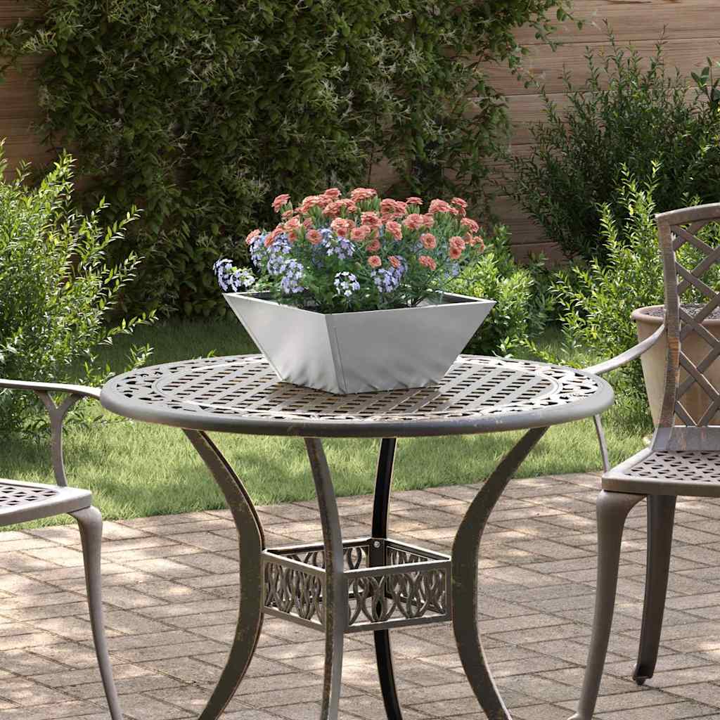 Garten-Pflanzgefäß 5 stk. Silber 35 x 35 x 15 cm Edelstahl