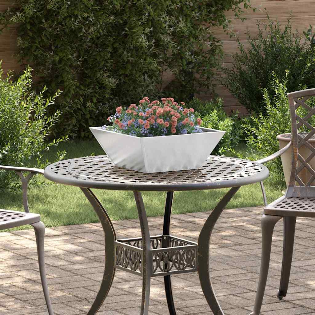 Garten-Pflanzgefäß 5 stk. Silber 40 x 40 x 15 cm Edelstahl