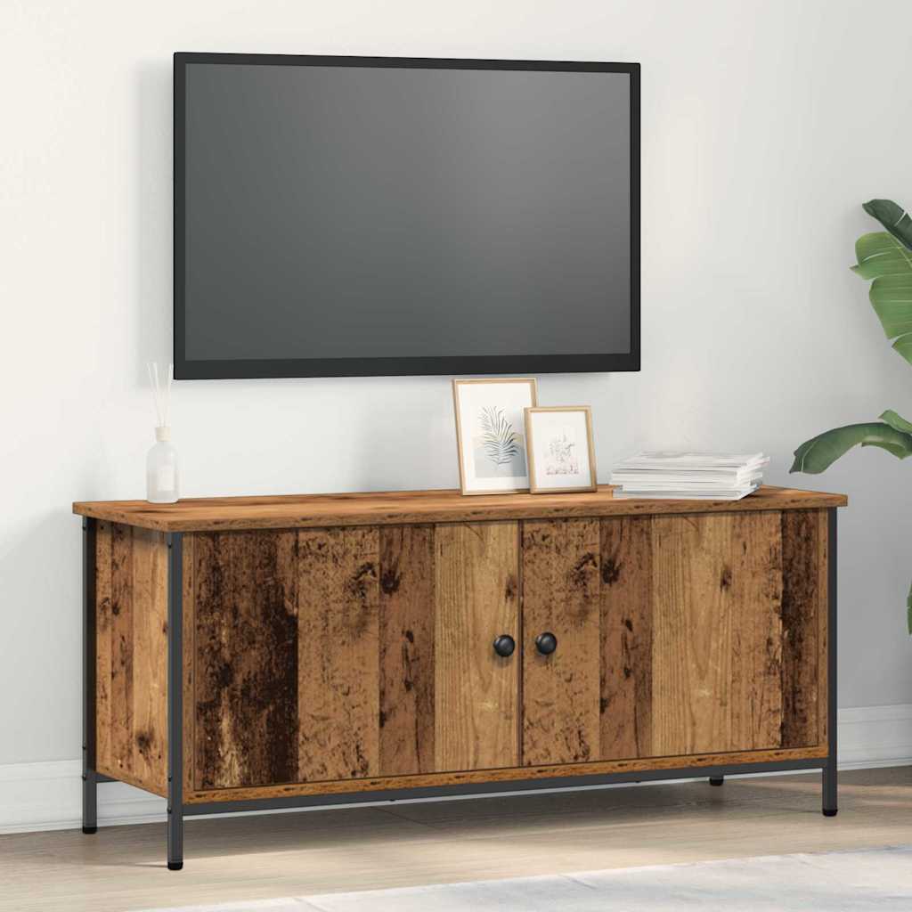 TV-Schränk 100 x 35 x 45 cm Altholz Holzwerkstoff