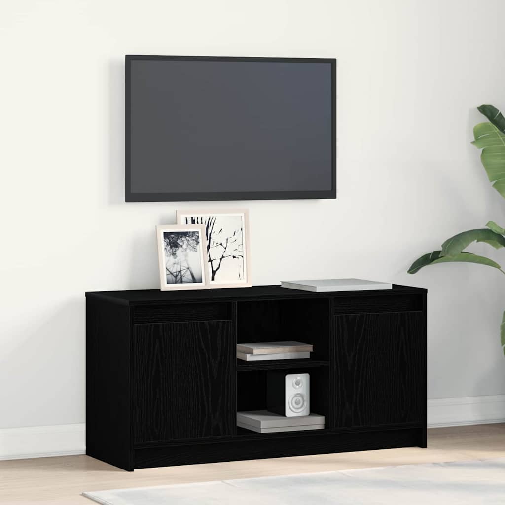 TV-Einheiten 100 x 34 x 50 cm Schwarz Holzwerkstoff