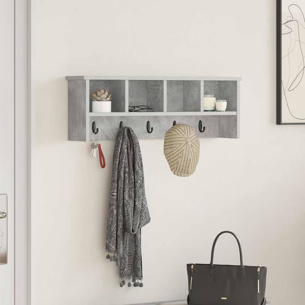 Wandmontierter nachttisch Wandhalterung Beton Grau