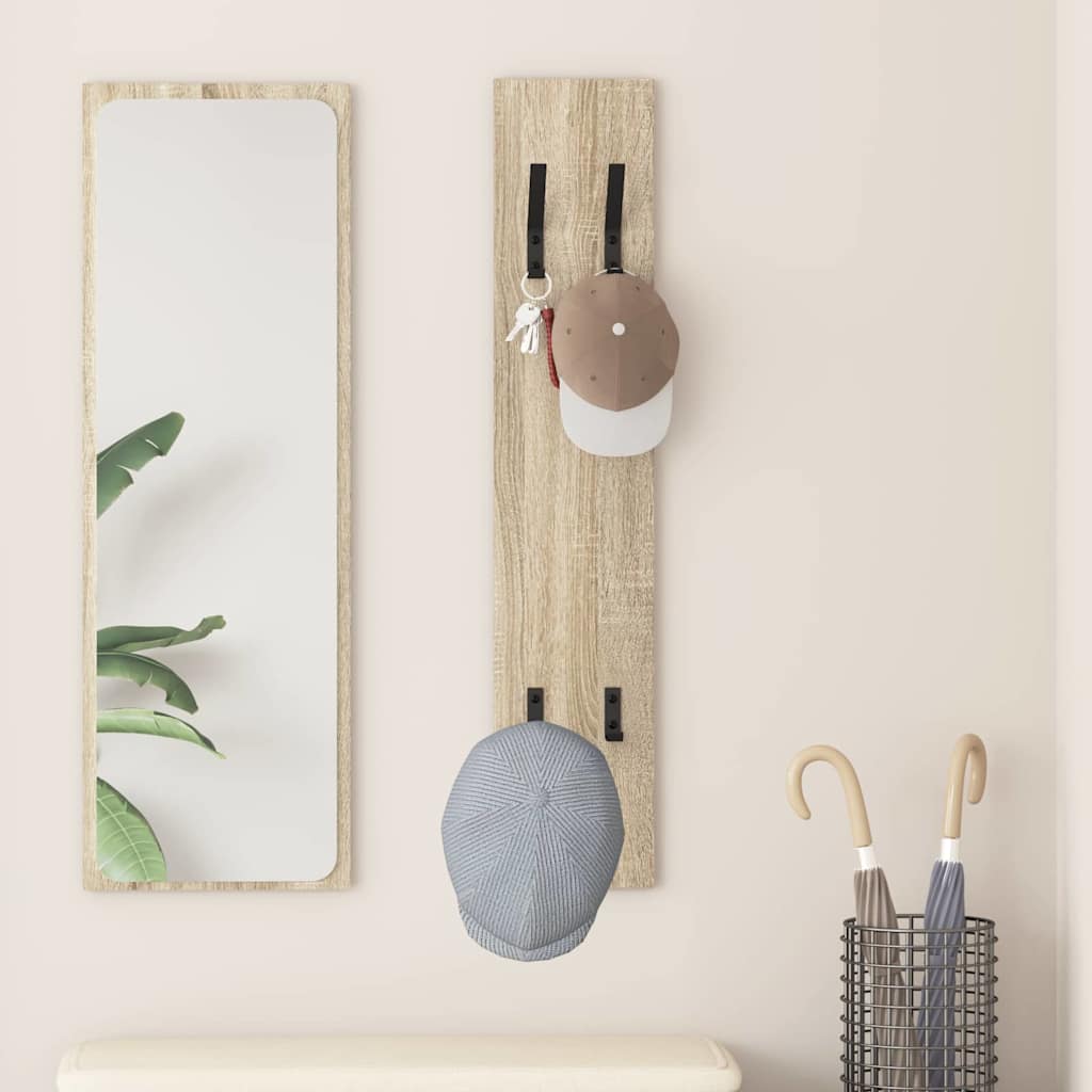 Wandmontierter nachttisch Wandhalterung Sonoma-Eiche