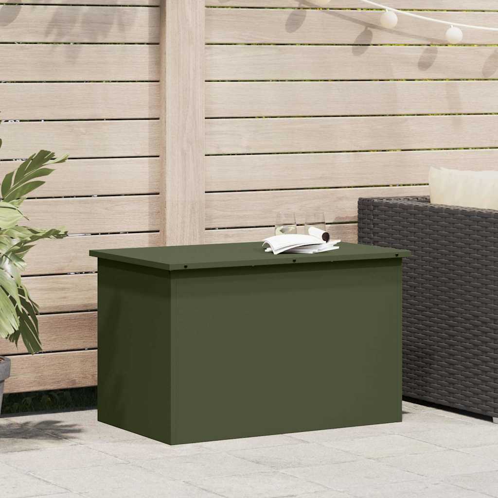 Gartenlagerkissenbox Verzinkter Stahl 80 x 50,5 x 50 cm 175 L