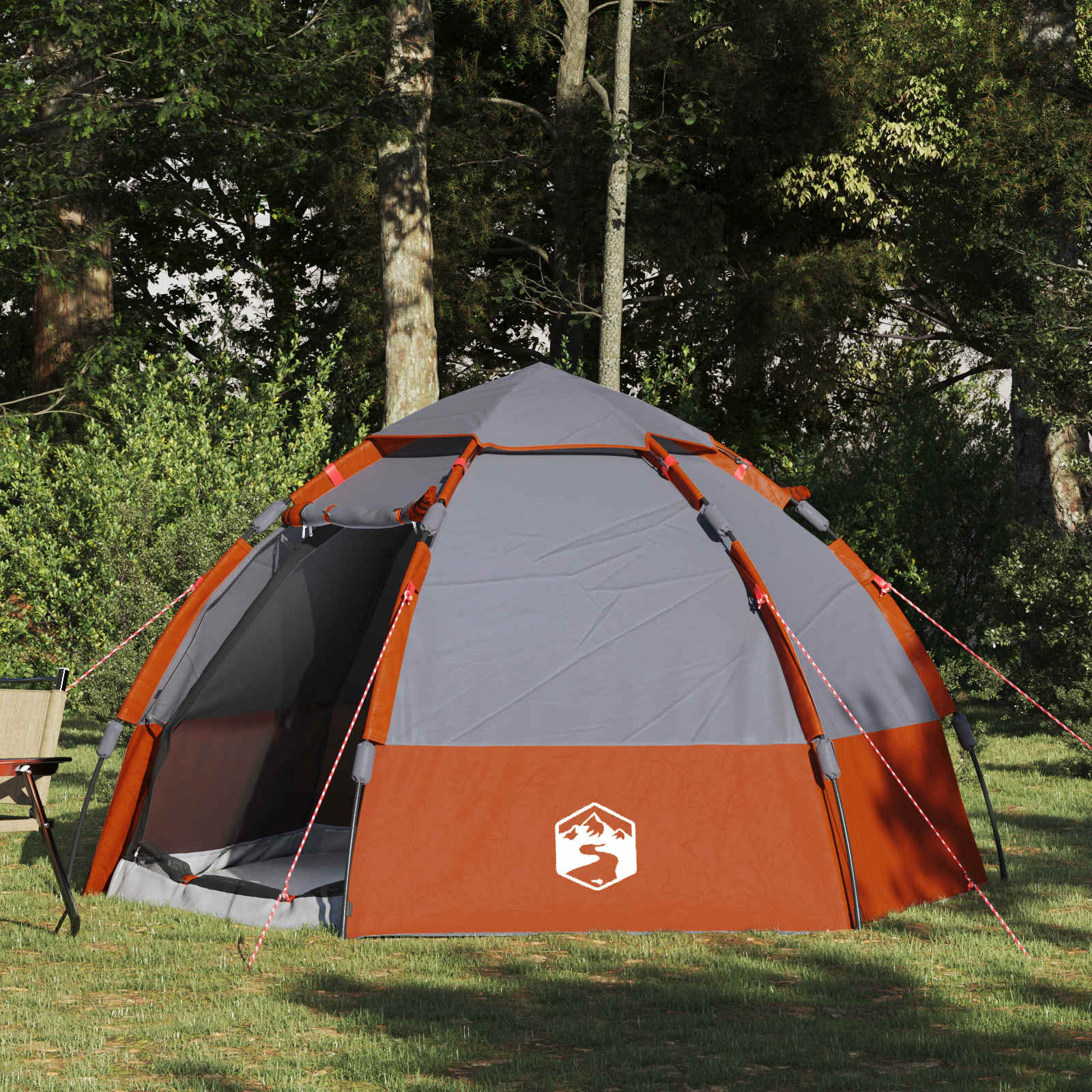Schnellmontagezelt mit Regenhaube für 4 Personen 4 Personen