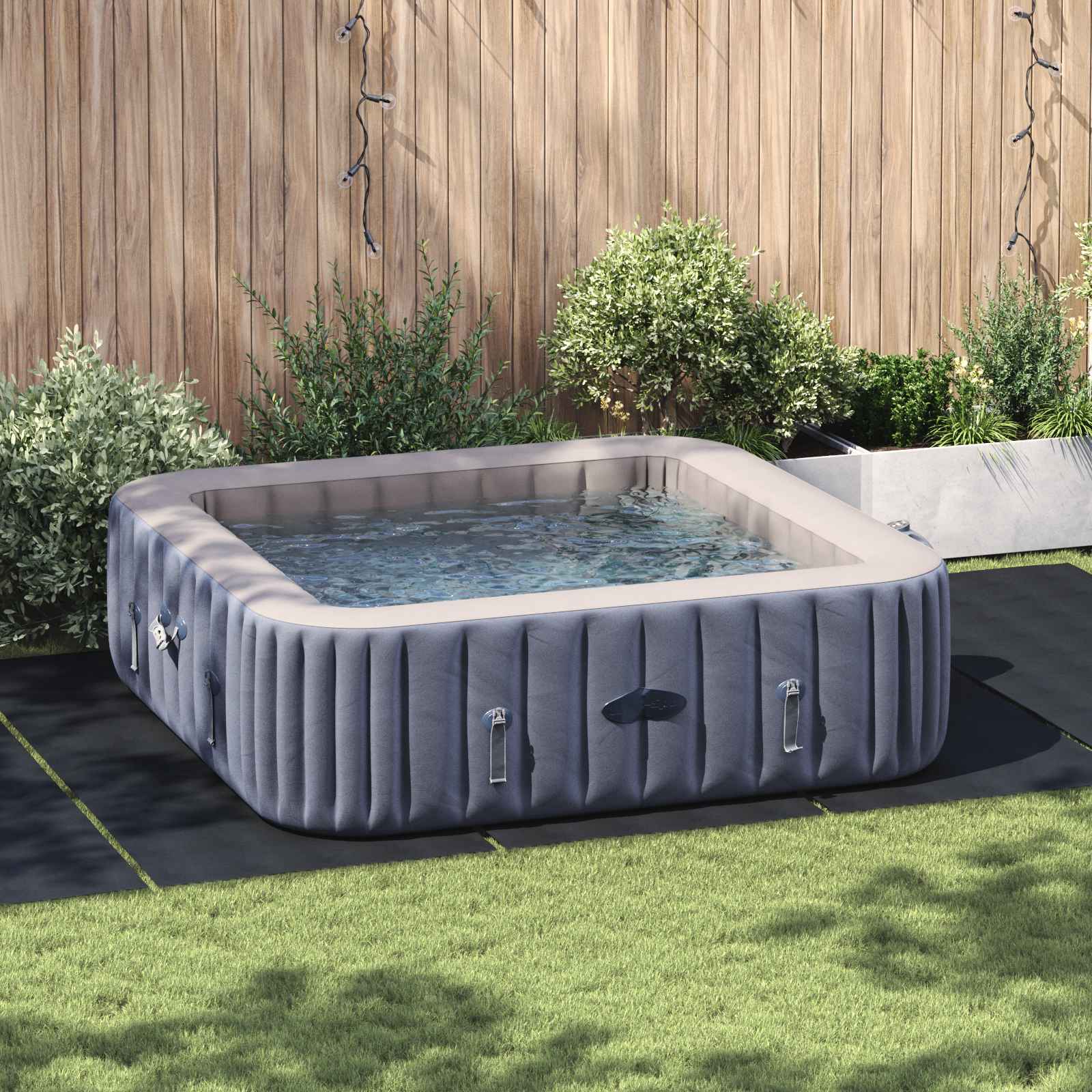 Bodenfolie für Pools 550 x 280 x 0,1 cm Rechteckig Vliesstoff